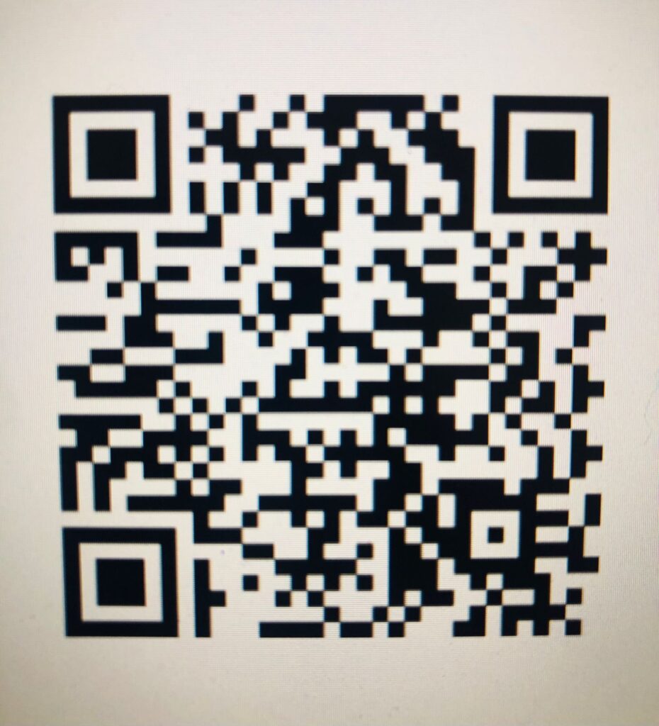 Qr code para acessar o formulário do termo de compromisso.